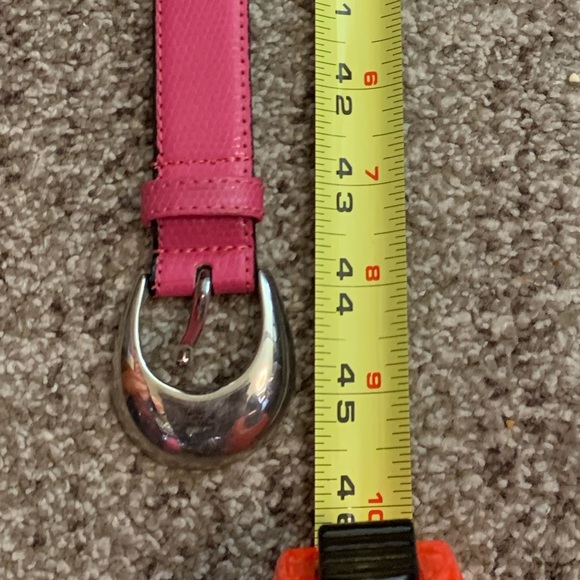 Plus- 100% leather- 80’s color block leather belt, A.D.R., ladies XL, plus size - Picture 8 of 16